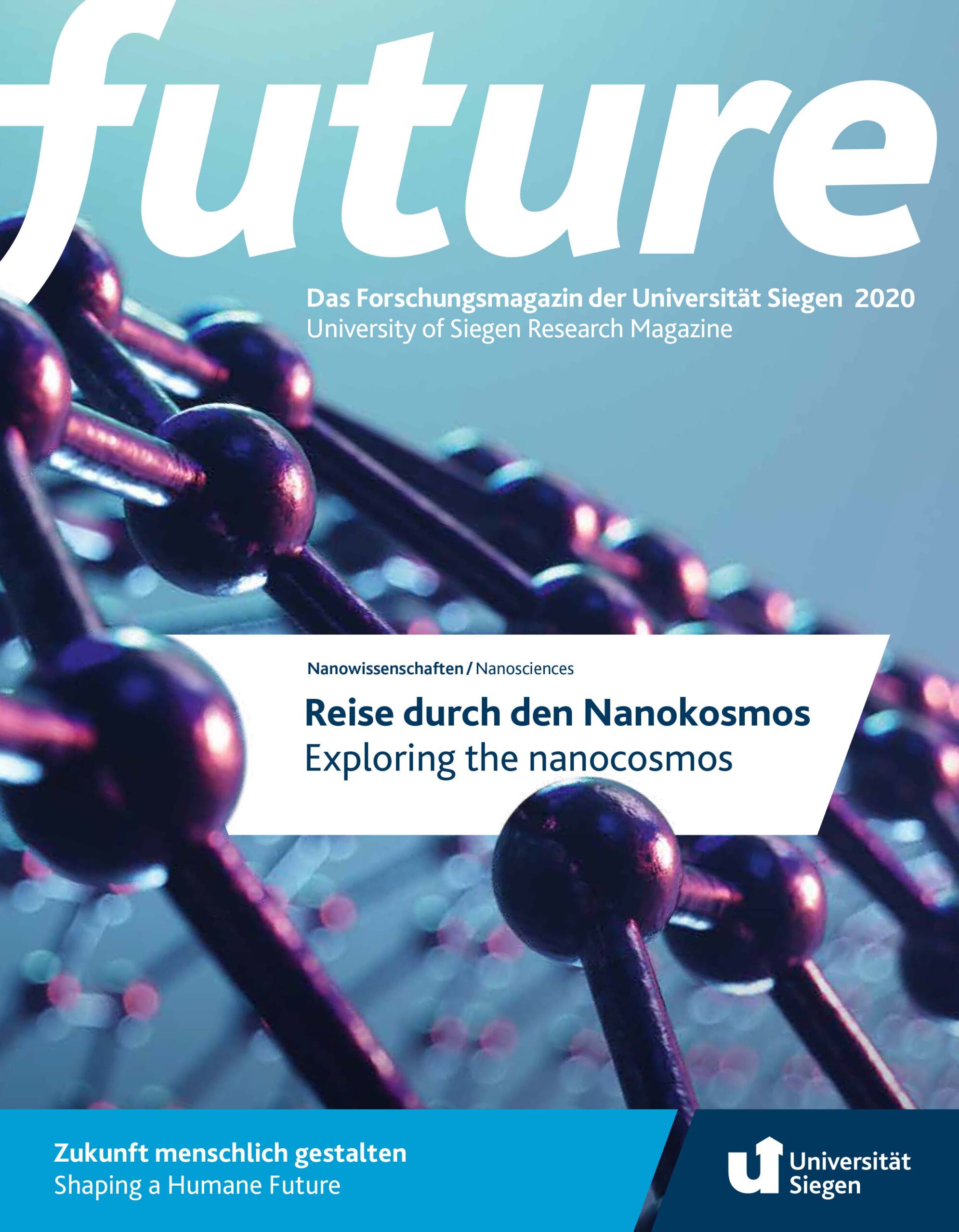 Blick auf den Titel des Forschungsmagazins future